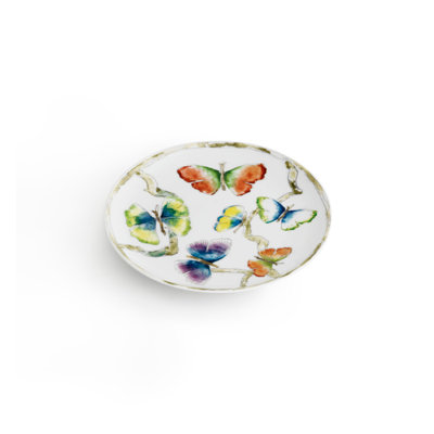 Butterfly Ginkgo Handmade Porcelain Appetizer Plate