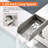 4 Inch Centerset Bathroom Faucet With Drain Assembly 3 Hole Waterfall Bathroom Sink Faucets Stainless Steel Double Handle Bathroom Basin Taps-108977653