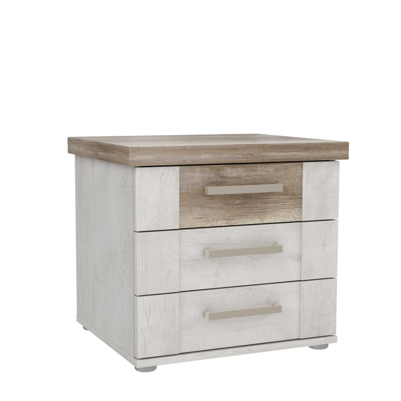 Pfarr 50cm W Manufactured Wood Bedside Table
