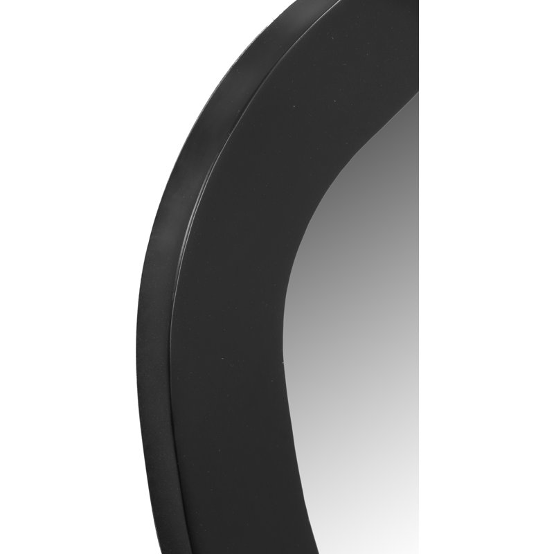 Miroir d'appoint Oblique, Noir, 38 po x 28 po