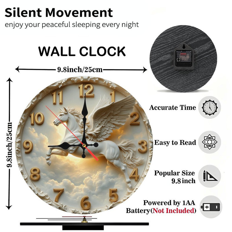 Horloge murale à oreilles