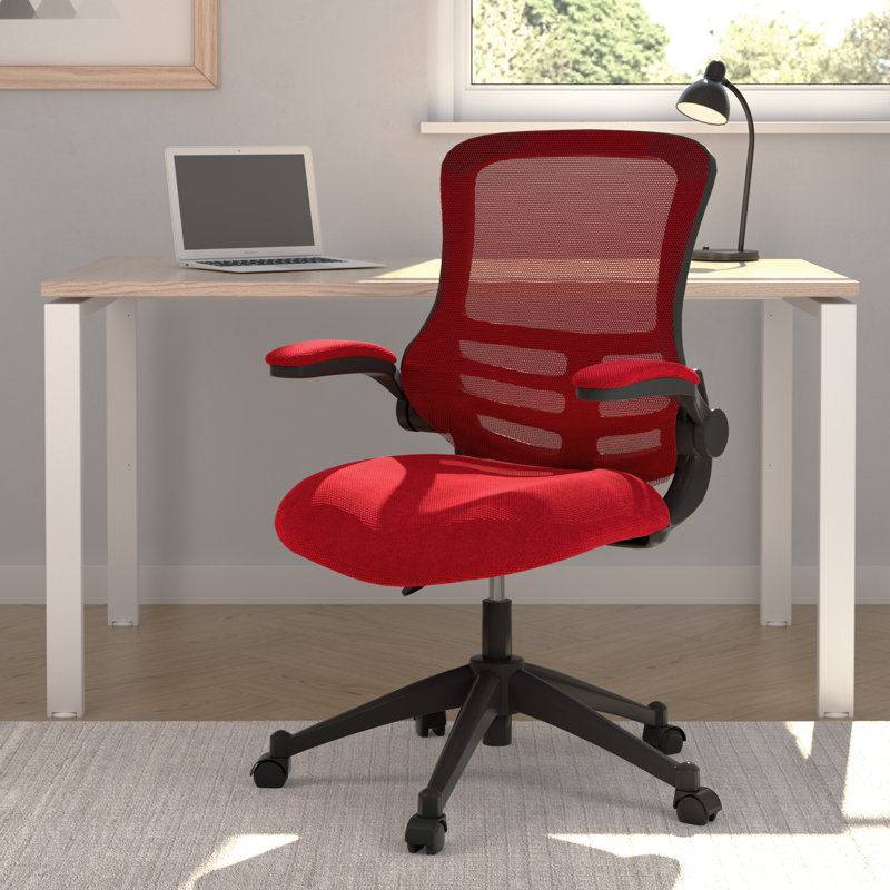 Emmaleigh Mesh Office Chair, Red