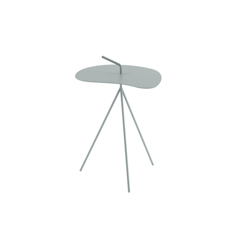 Scheller Pedestal End Table, Grey