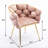 16.9'' H Velvet Upholstered Armchair-2145865545-2128088880