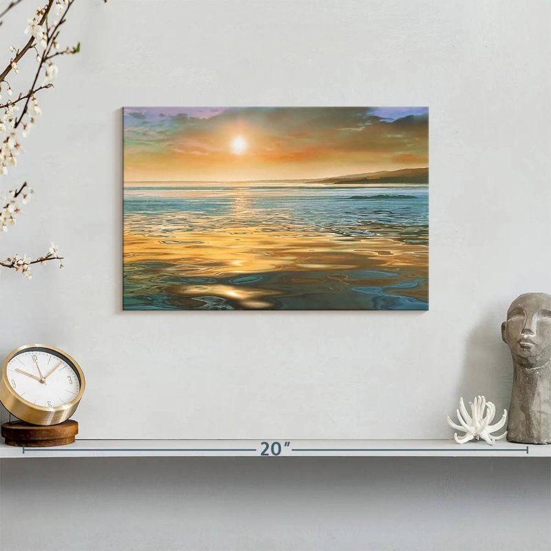 Gillard Ocean Evening Calm, 8" H x 12" W