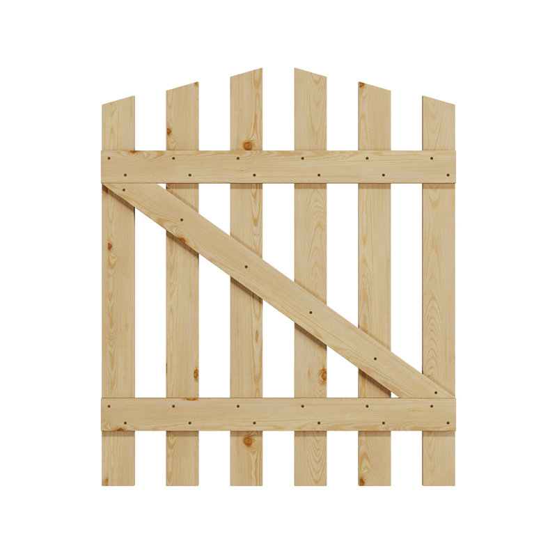 Wood Gate, Yellow, 90cm H x 76cm W