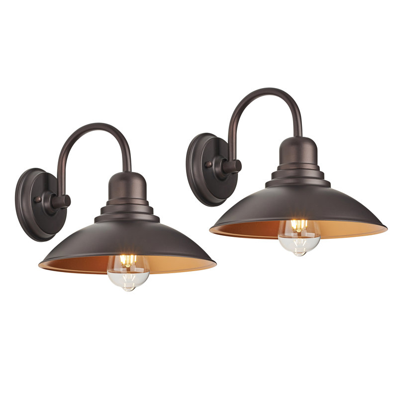 Indoor Outdoor Wall Light, Oil Rubbed Bronze