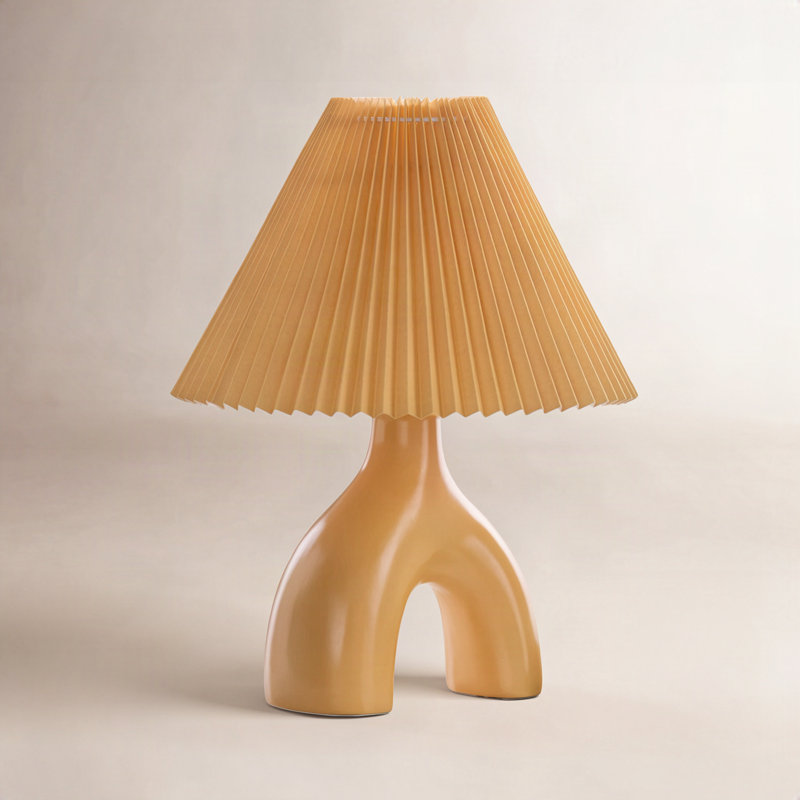 Celes Table Lamp, Orange, Orange