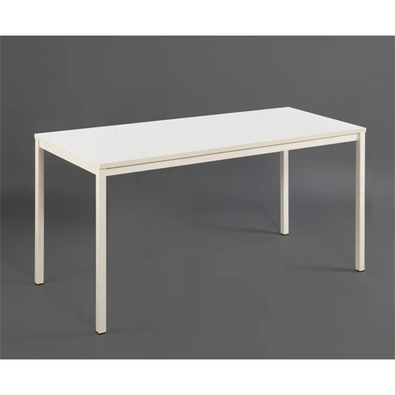 Bureau Lakeicha, H 29,5 po x l 63 po x P 23,6 po, Chêne rustique / Noir, Gris