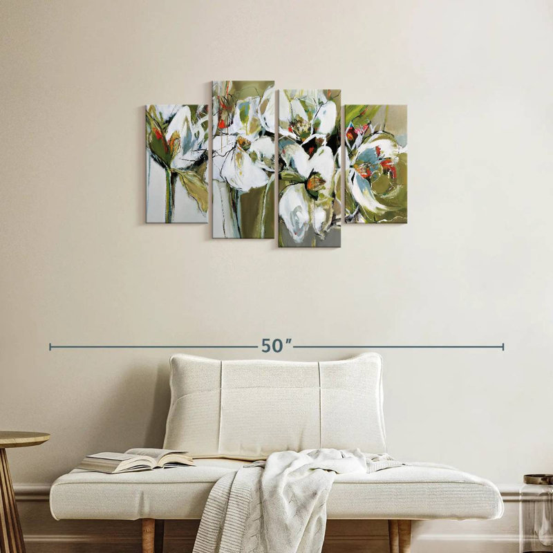 Avery Abstract Spring Blooms, 22" H x 36" W