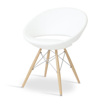 Crescent 17'' H Upholstered Metal Side Chair