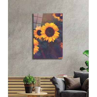 Élégante peinture décorative en verre trempé 18,1 po x 28,3 po | 100% verre trempé, épaisseur: 0,16 pouce | Superbe œuvre d'art pour la décoration intérieure, le salon et les espaces de bureau, durable et facile à nettoyer