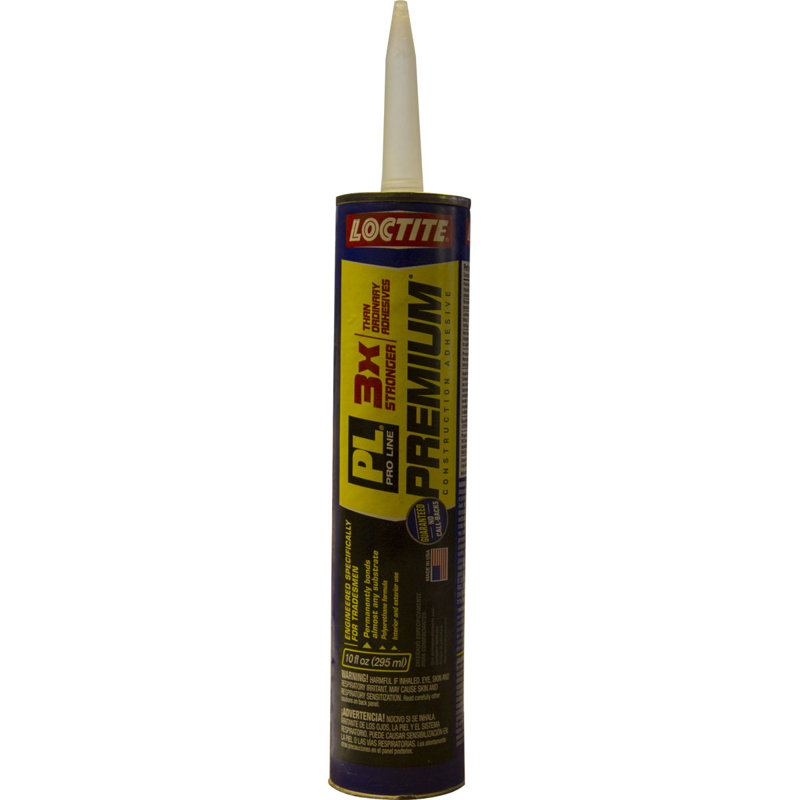 Adhésif de fabrication en polyuréthane Loctite PL Premium - brun clair, 10 pi oz.