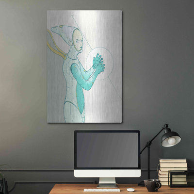 Red Barrel Studio® «Alpha Omega Ice» par Craig Snodgrass, art mural en métal