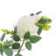 10 pièces de décoration de chaise de mariage, décorations d'allées de mariage, fleurs artificielles d'allée