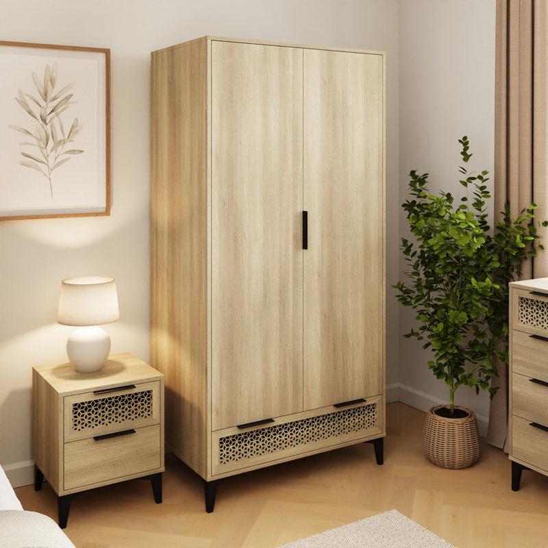 Branscome Manufactured Wood Wardrobe