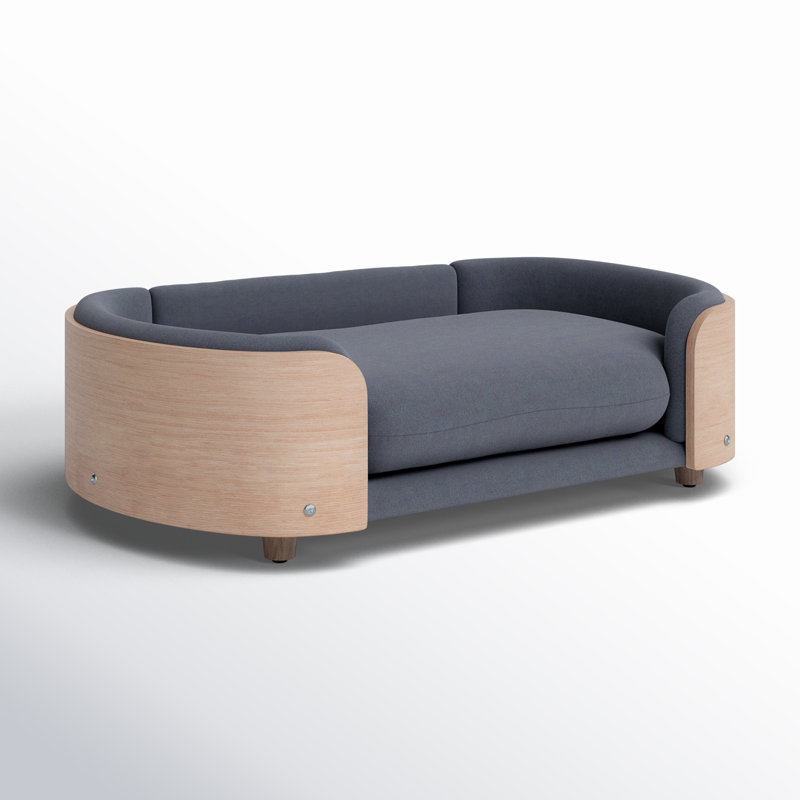 Inira Orthopedic Pet Bed, Dark Grey, 16.14" W x 9.84" D x 26.38" H