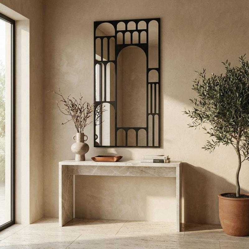 Doorway Flat Metal Wall Mirror