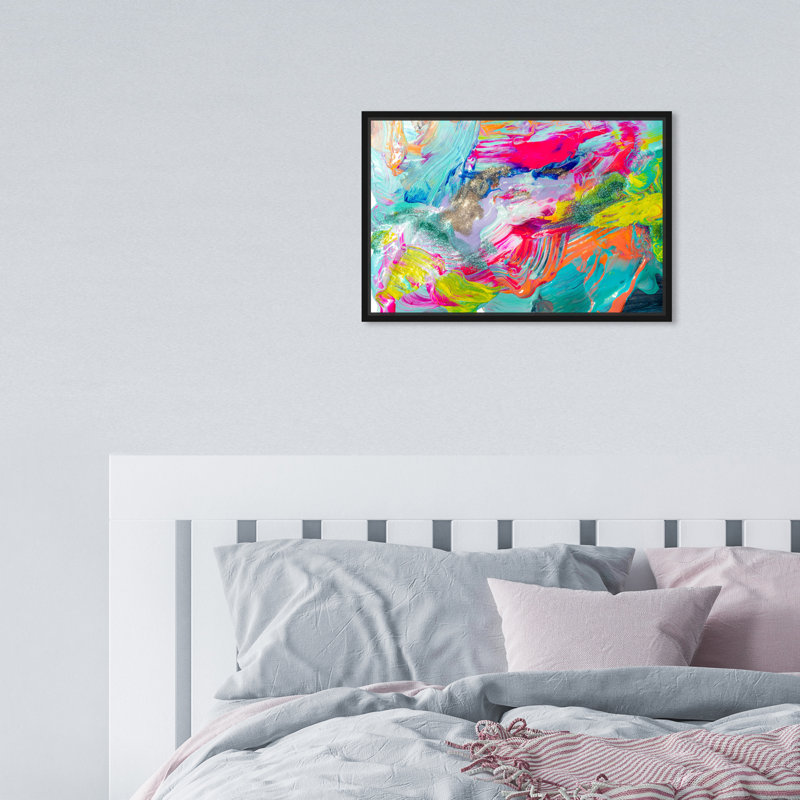 «Show Me Love», reproduction d'art sur toile, H 10 po x l 15 po, Picture Framed Canvas, Noir