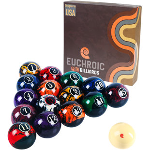 Ensemble de boules de billard en marbre