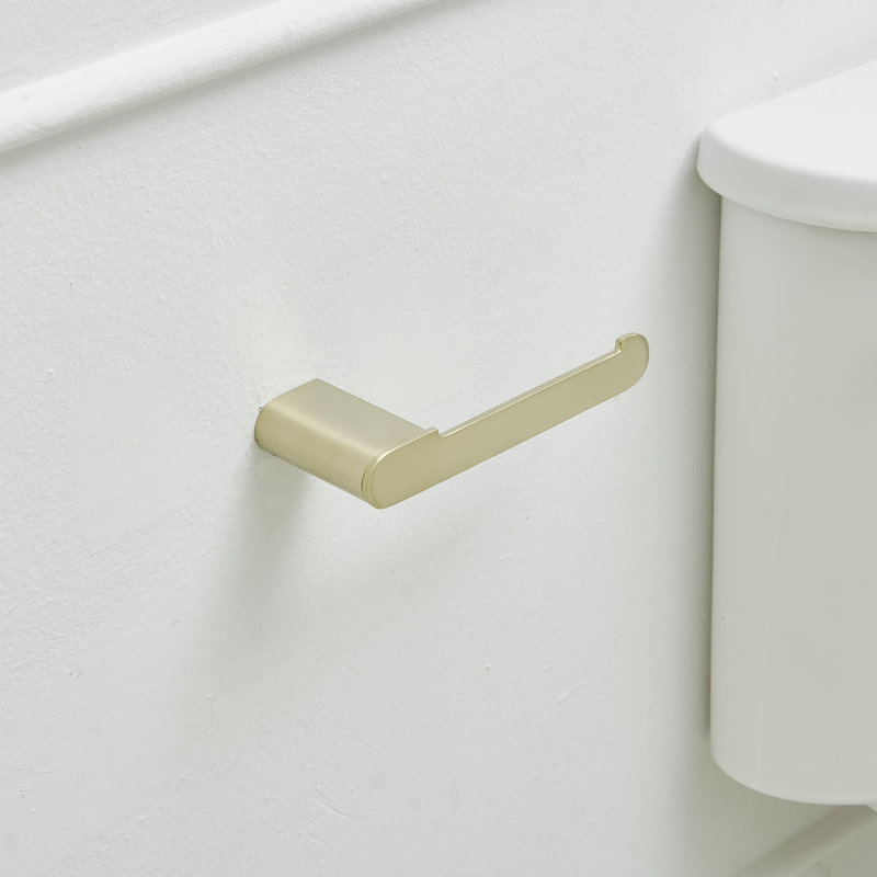 Ensemble de 5 pièces de quincaillerie de salle de bain en acier inoxydable, Or brossé