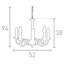 Caroga 5 - Light Candle Style Chandelier-17706221