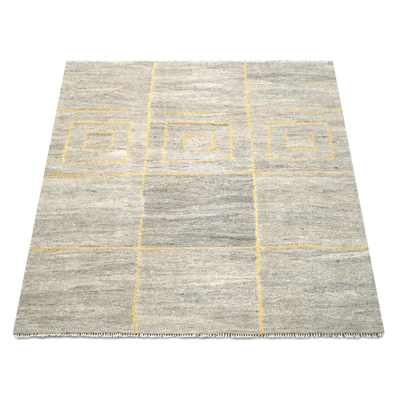 Square One-of-a-Kind 3'6" X 4'4" Area Rug