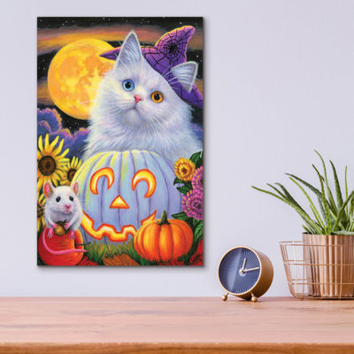 «Boo's Halloween» par Bridget Voth, art en verre acrylique
