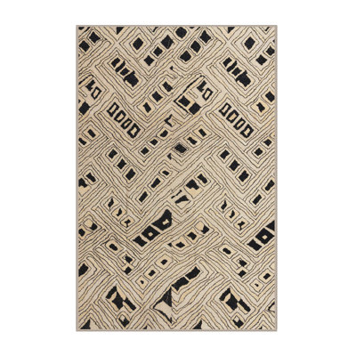 Tapis abstrait moderne 4750