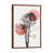 Classic Brown Wood Floater Framed