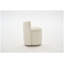 Fauteuil d'appoint rotatif moderne en velours, siège de meuble-baril beige avec rembourrage en mousse pour le salon ou la chambre-1815615986