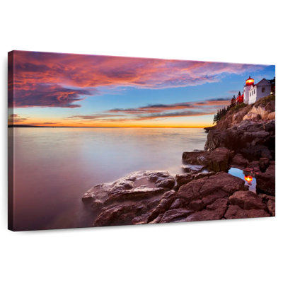 Gillard Bass Harbor Head Lighthouse Sunset