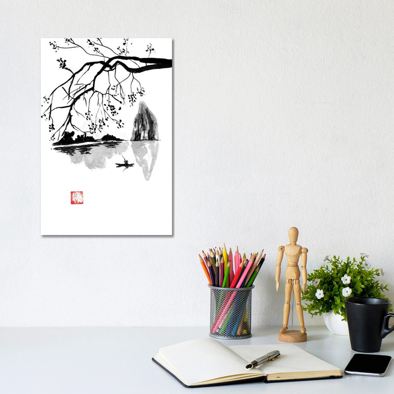 Along by Péchane - Print on Canvas, Wrapped Canvas, 20.32 cm H x 30.48 cm W