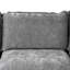 Fauteuil d'appoint modulaire sans accoudoirs, siège central simple avec structure en fer léger et housse-132433680