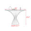 Modern-style solid wood console table-593083342