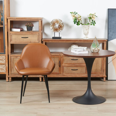 Matilyn Dining Leather Arm Chair
