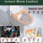 Luxury Toilet With Warm Water , Heated Seat - White Smart Foot Sensor Operation & Feature