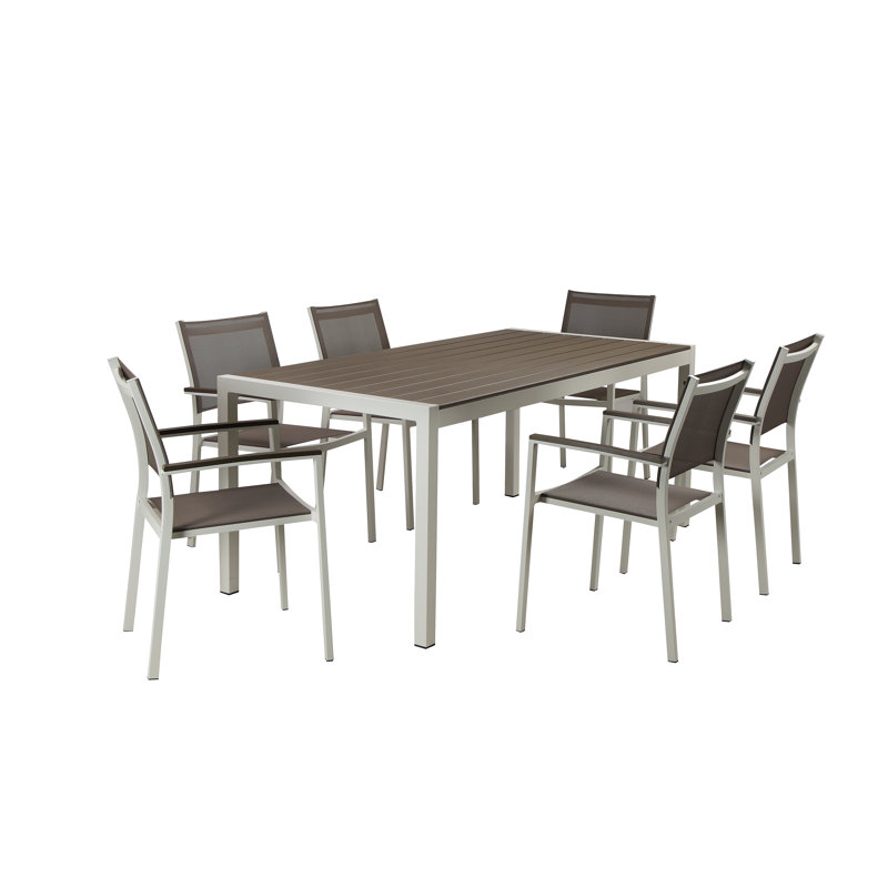 Aynura 13 Piece Dining Set, Gray