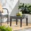 Table d'appoint d'extérieur en osier Antibes-117628010