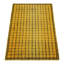 Rug & Kilim’S Gradient Rug In Yellow And Black Ombre Grid And High-Low Texture