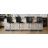 Modern PU Bar Stool With Vertical And Smooth-Lined Backrests & Silver Metal Legs(2PCS Sets)-1777203566