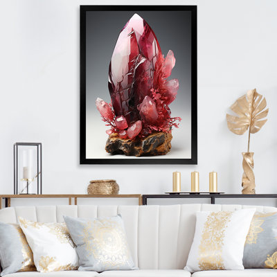 Pierre spirituelle rouge rhodonite - impression