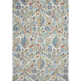Acacia Floral Handmade Tufted Wool Blue/Beige/Green Rug