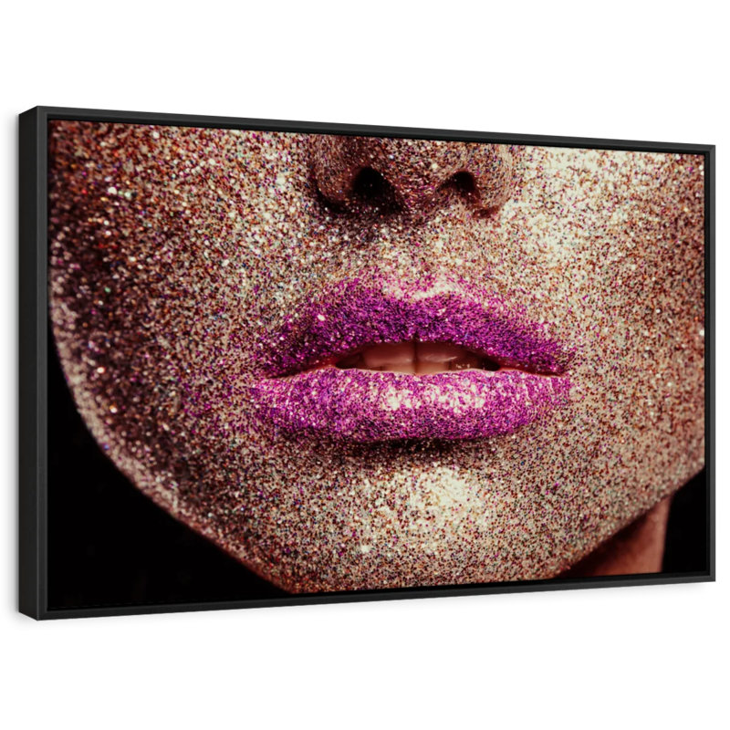 Beauté «Pink Glitter», H 19 po x l 13 po
