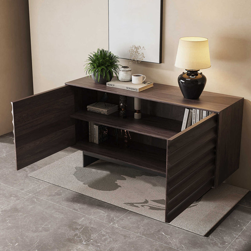 Buffet simple de style moderne Wabi-sabi