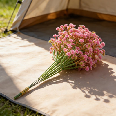 Bouquet de 6 plantes simulées, bouquet de ciel étoilé, véritable touche de fleurs de gypsophile artificielles pour le mariage, la décoration intérieure, l'artisanat de bricolage