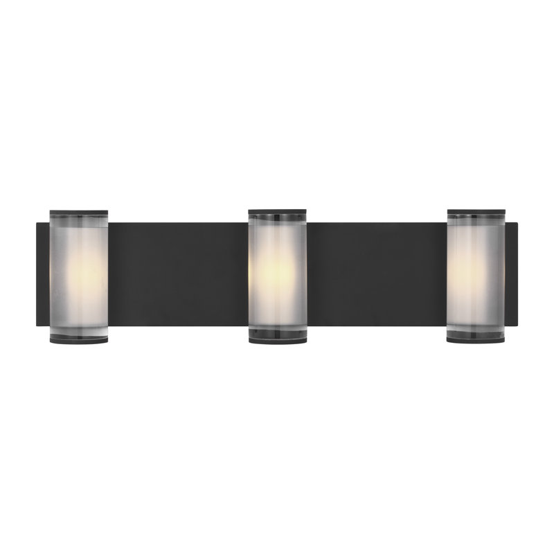 Esfera 3 - Light LED Bath Bar, Nightshade Black