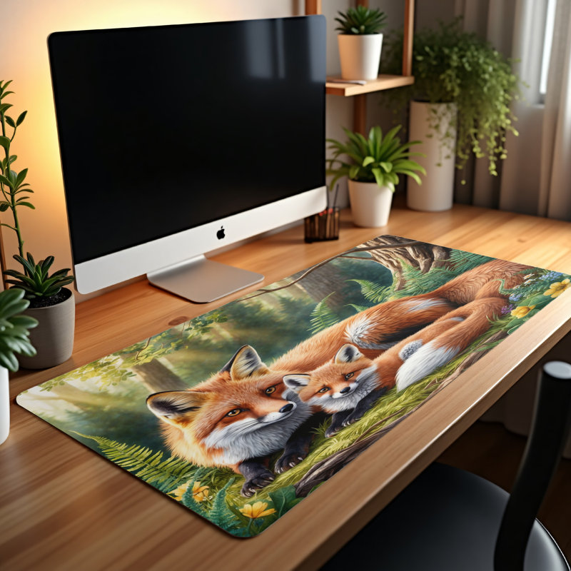 Polyester Desk Pad, 31.5x15.5
