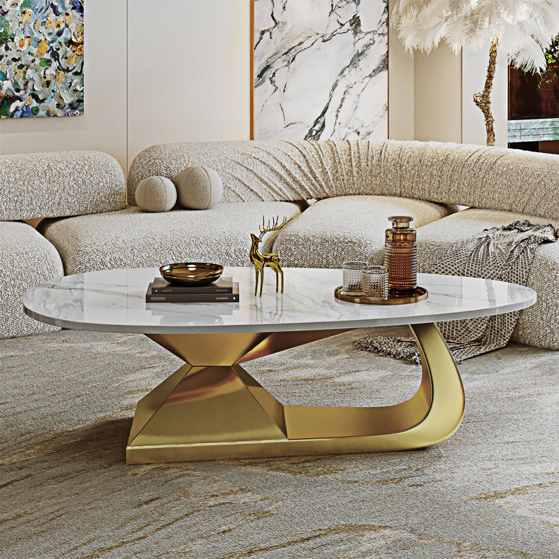 Table basse, Doré