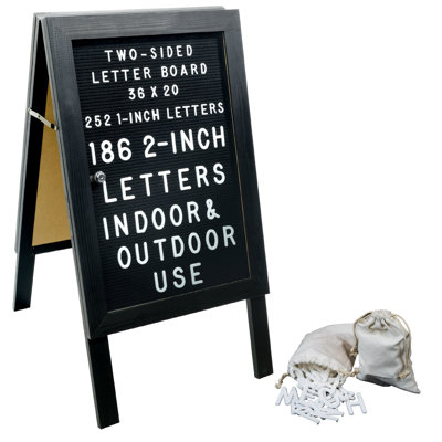 Free-Standing Letter Board, 36" x 20"